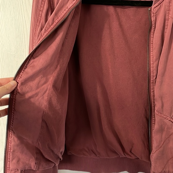Marrakech by Anthropologie Pink Moto Utility Jacket Size Small - Picture 7 of 9